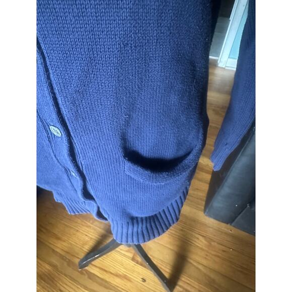 Vintage Ralph Lauren Sport Big Logo Boyfriend Fit Cardigan Size S - Picture 3 of 10